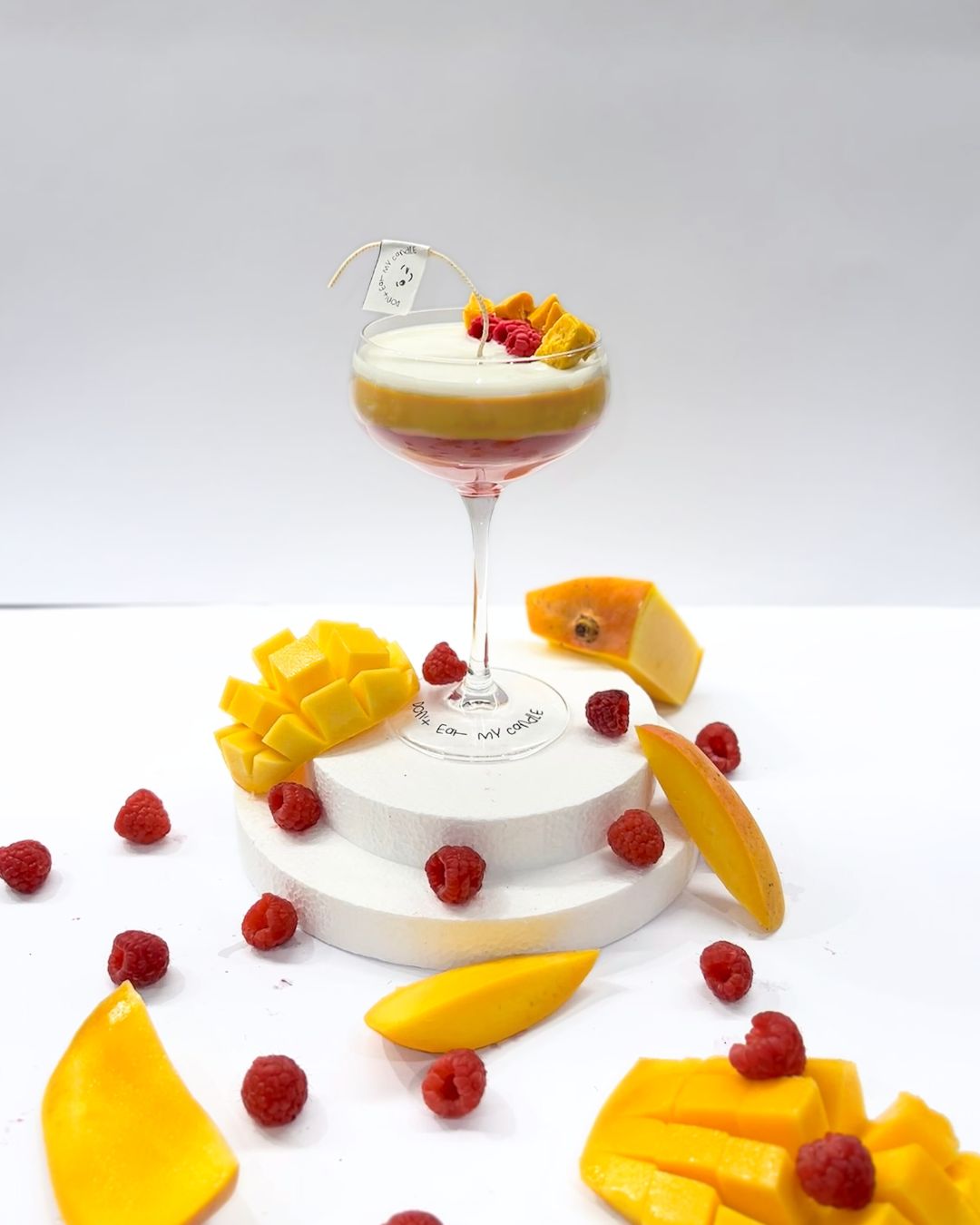 Raspberry Mango Martini Candle - Triple Pour (310g)