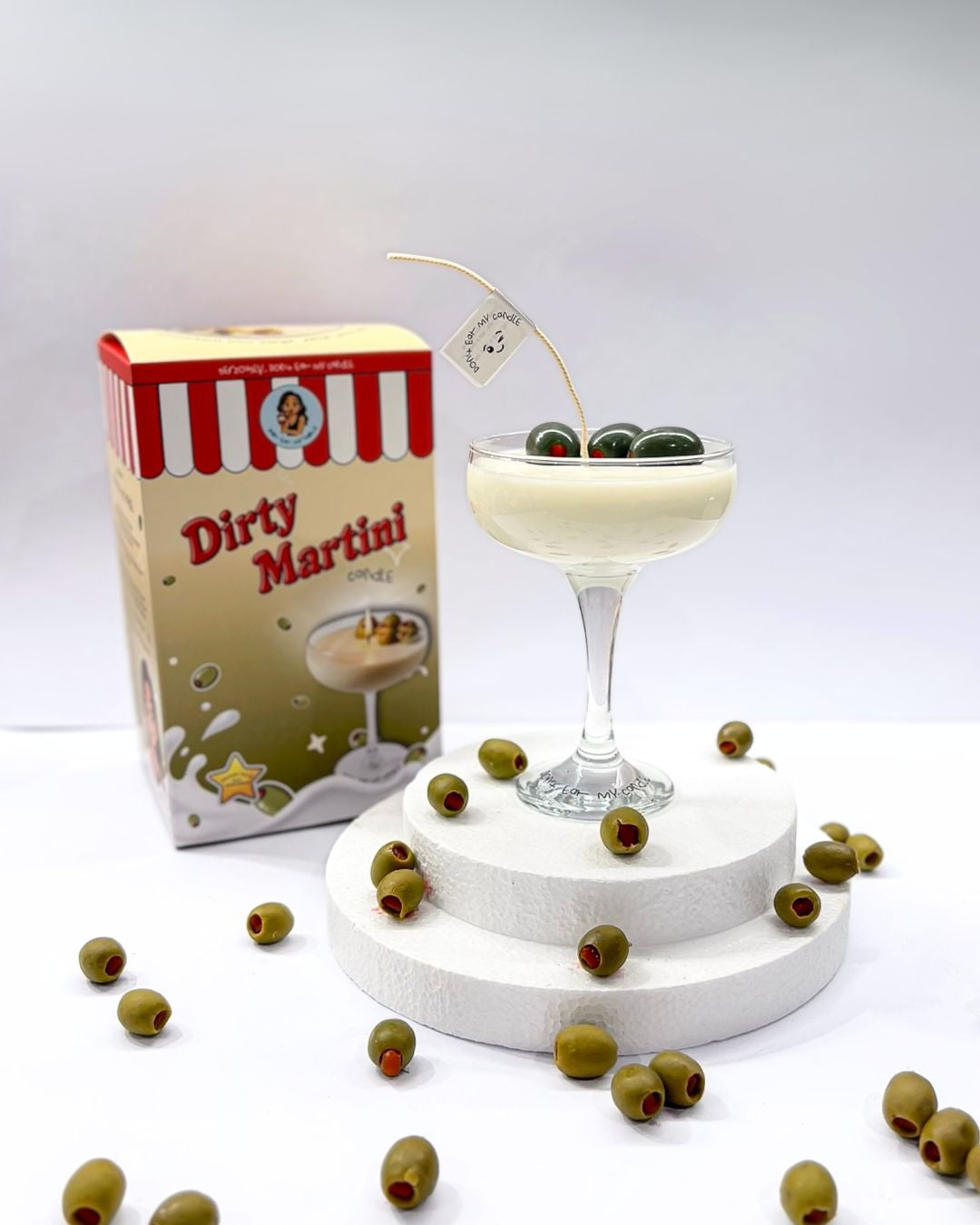 Dirty Martini Candle - Double Pour (220g)
