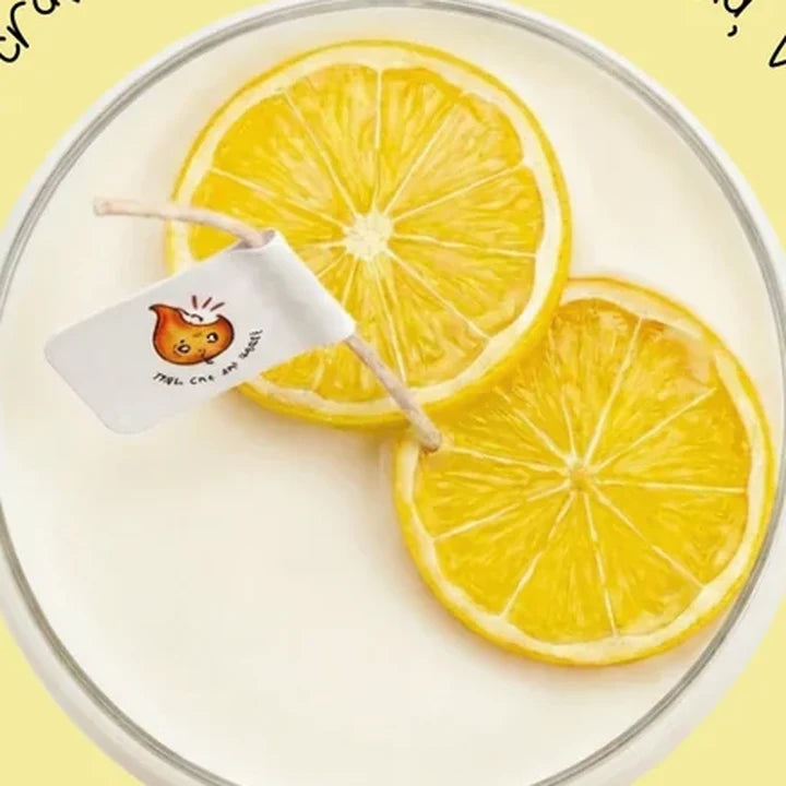 Bianca, Limoncello Martini candle from above