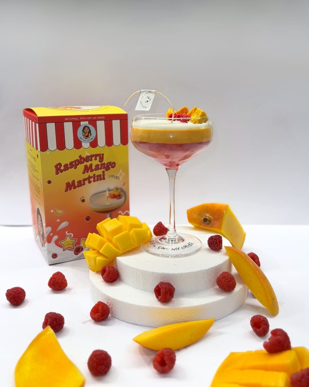 Raspberry Mango Martini Candle - Triple Pour (310g)