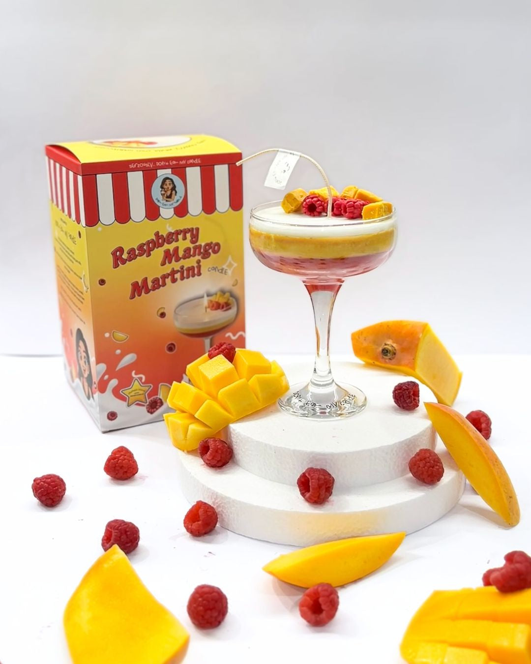 Raspberry Mango Martini Candle - Double Pour (220g)