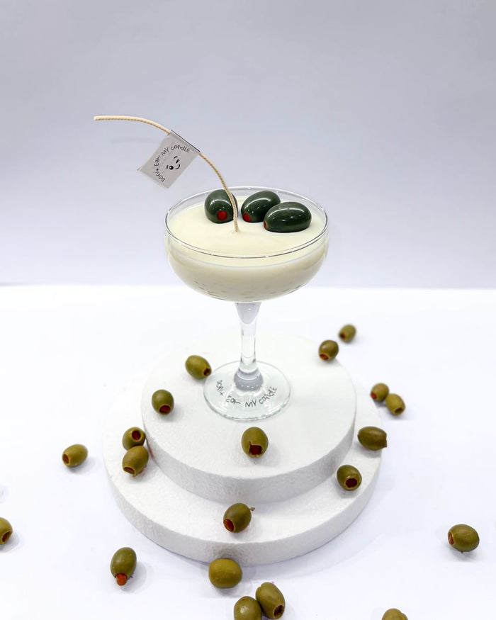Dirty Martini Candle - Double Pour (220g)