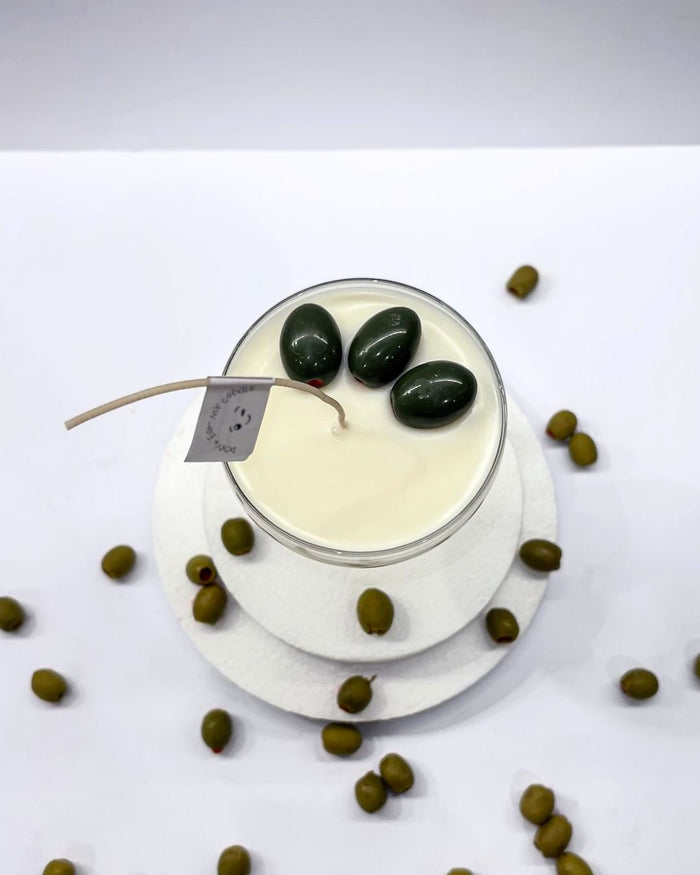 Dirty Martini Candle - Double Pour (220g)